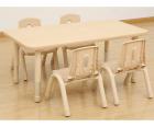 Elegant Rectangle Table - 6 Seater (1200 x 600mm)  - view 3